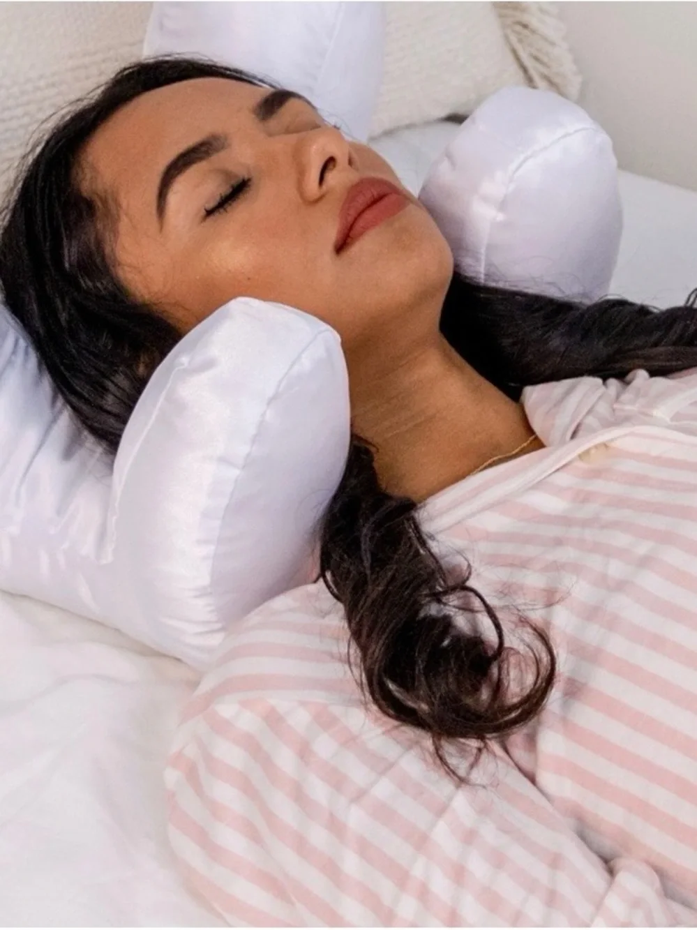 WhiteTan Flawless Face Pillow - Home Bedding